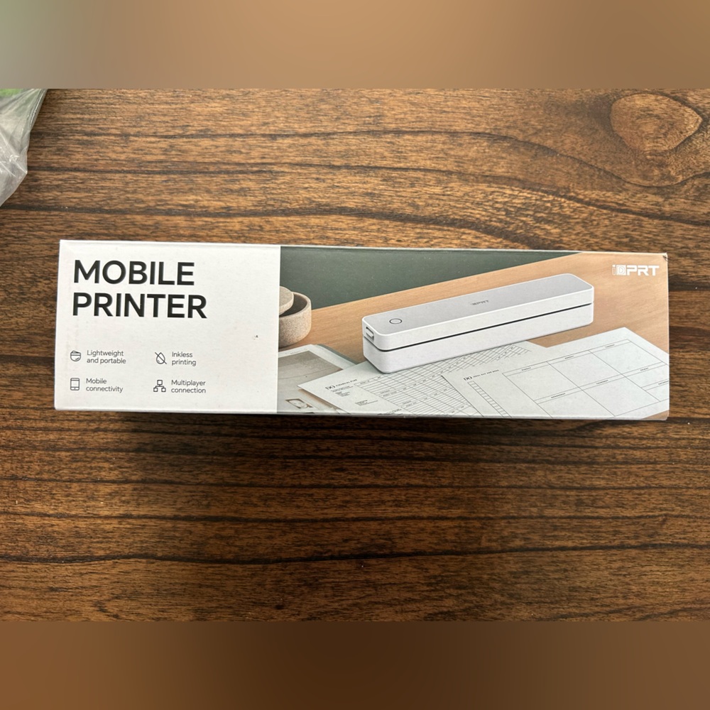 Mobile Printer Portable Scanner - White